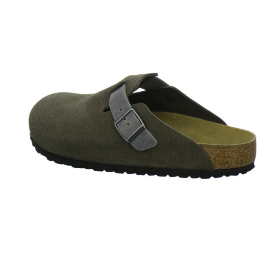 Birkenstock Boston Herren Pantoletten Anthrazit - 360° Ansicht