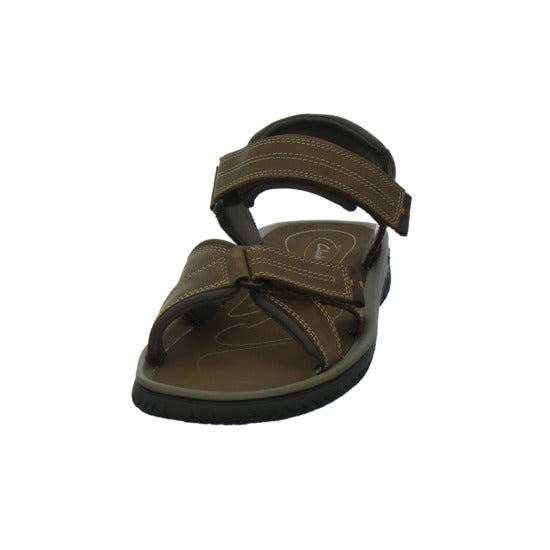 Clarks Wesley Shore Herren Sandaletten Dunkelbraun - 360° Ansicht