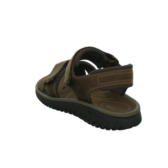 Clarks Wesley Shore Herren Sandaletten Dunkelbraun - 360° Ansicht