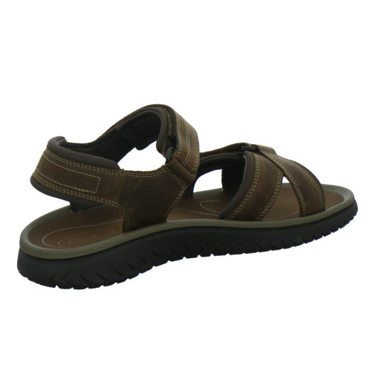 Clarks Wesley Shore Herren Sandaletten Dunkelbraun - 360° Ansicht
