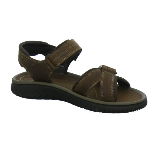 Clarks Wesley Shore Herren Sandaletten Dunkelbraun - 360° Ansicht