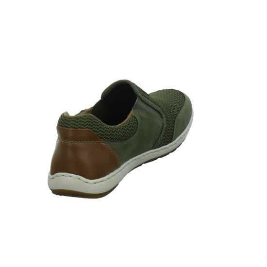 Rieker Slipper oliv - 360° Ansicht