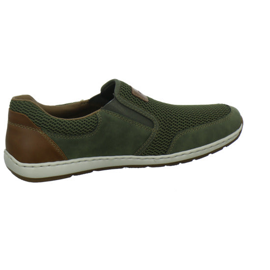 Rieker Slipper oliv - 360° Ansicht