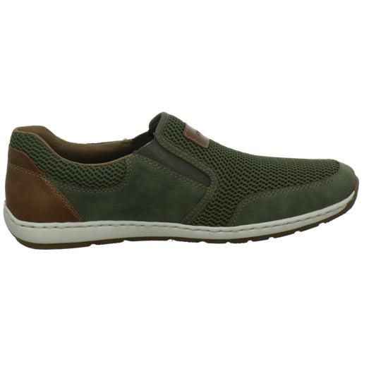 Rieker Slipper oliv - 360° Ansicht