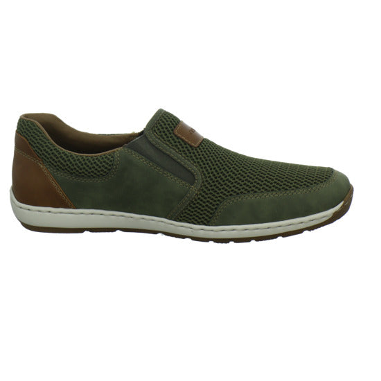Rieker Slipper oliv - 360° Ansicht