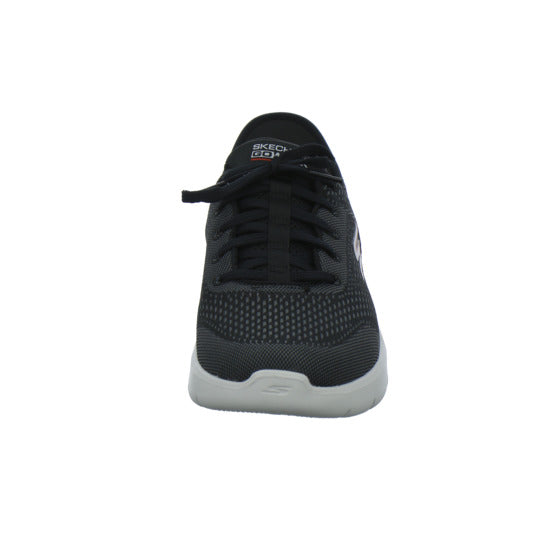 Skechers Go Walk Slip-Ins Schnürhalbschuhe Schwarz - 360° Ansicht
