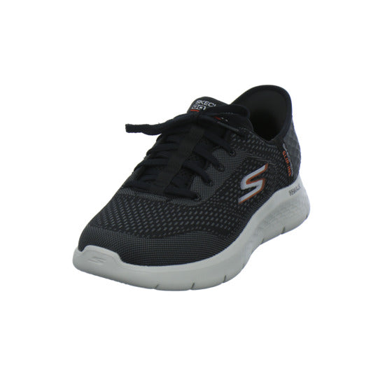 Skechers Go Walk Slip-Ins Schnürhalbschuhe Schwarz - 360° Ansicht