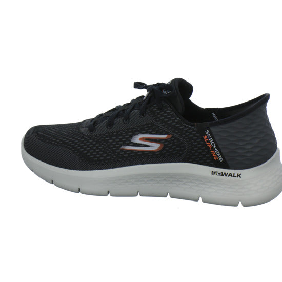 Skechers Go Walk Slip-Ins Schnürhalbschuhe Schwarz - 360° Ansicht