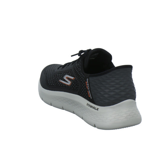 Skechers Go Walk Slip-Ins Schnürhalbschuhe Schwarz - 360° Ansicht