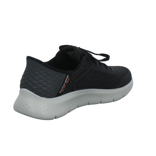 Skechers Go Walk Slip-Ins Schnürhalbschuhe Schwarz - 360° Ansicht