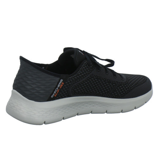 Skechers Go Walk Slip-Ins Schnürhalbschuhe Schwarz - 360° Ansicht
