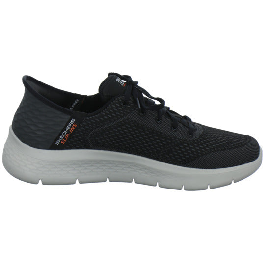 Skechers Go Walk Slip-Ins Schnürhalbschuhe Schwarz - 360° Ansicht