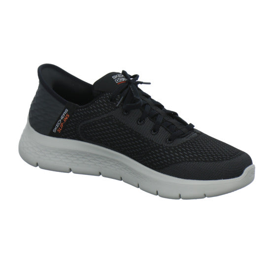 Skechers Go Walk Slip-Ins Schnürhalbschuhe Schwarz - 360° Ansicht