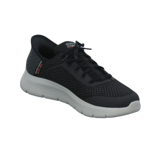 Skechers Go Walk Slip-Ins Schnürhalbschuhe Schwarz - 360° Ansicht