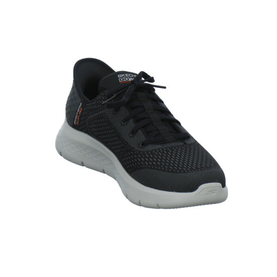 Skechers Go Walk Slip-Ins Schnürhalbschuhe Schwarz - 360° Ansicht