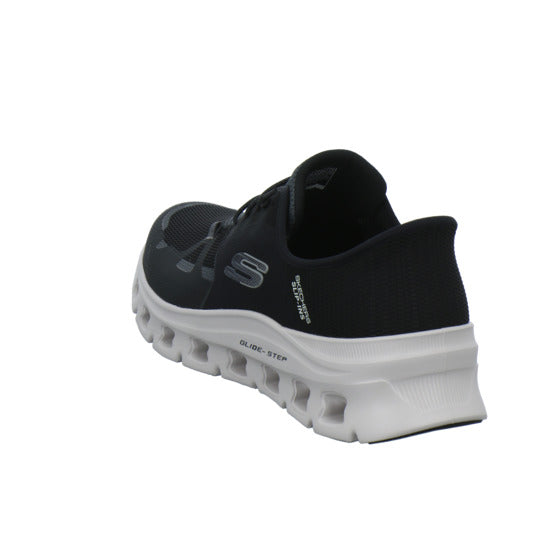 Skechers Glide Step Schnürhalbschuhe Schwarz - 360° Ansicht