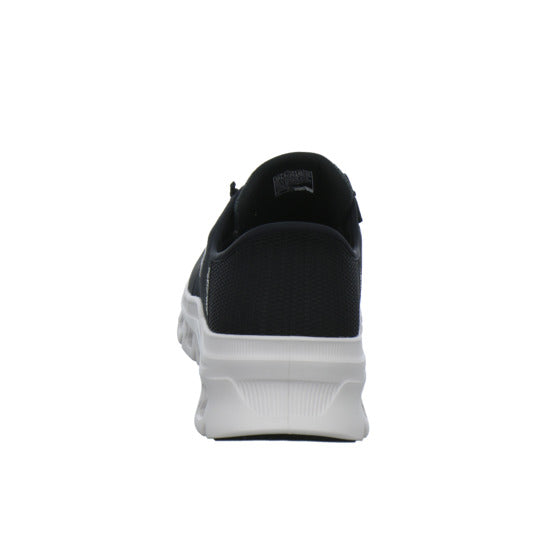 Skechers Glide Step Schnürhalbschuhe Schwarz - 360° Ansicht