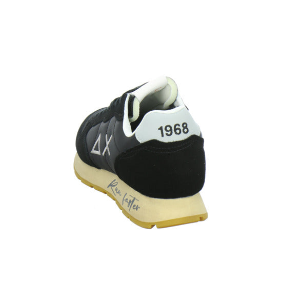 SUN68 Tom Vintage Schnürhalbschuhe Schwarz - 360° Ansicht