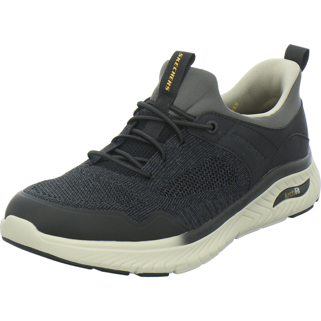 Skechers ARCH FIT CROSSER Schnürhalbschuhe Schwarz
