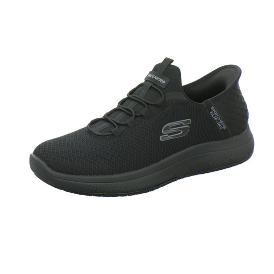 Skechers Slip Ins Work Schnürhalbschuhe Schwarz