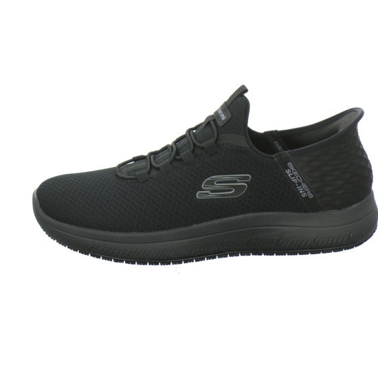 Skechers Slip Ins Work Schnürhalbschuhe Schwarz