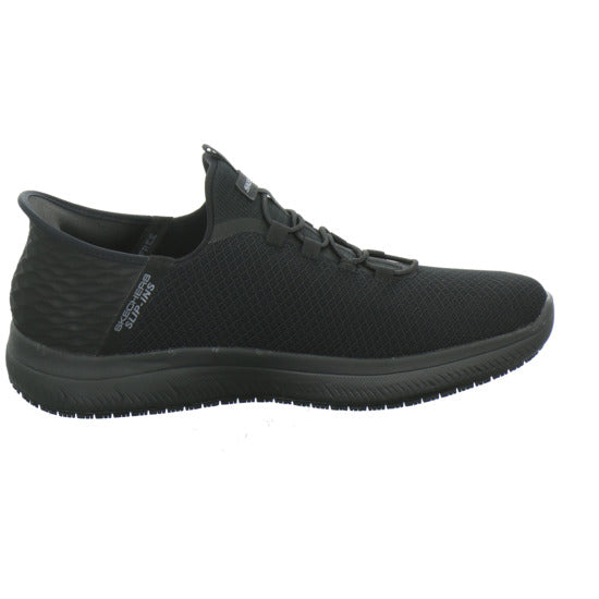 Skechers Slip Ins Work Schnürhalbschuhe Schwarz