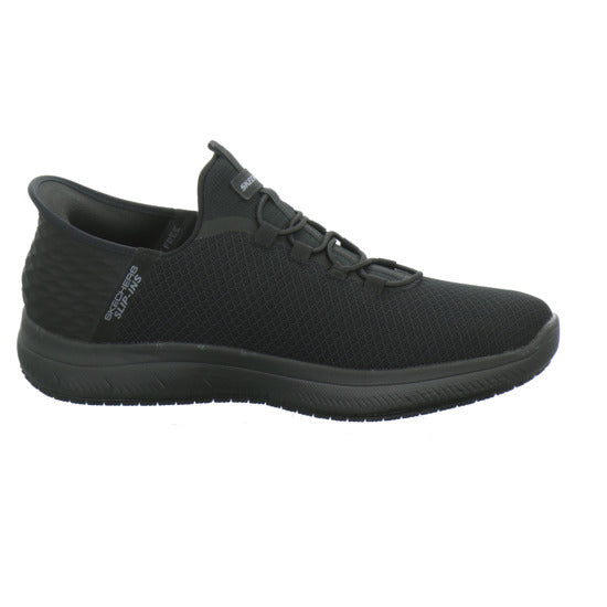 Skechers Slip Ins Work Schnürhalbschuhe Schwarz