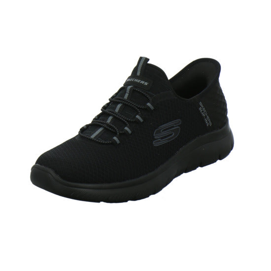 Skechers Summit Slip-Ins Schnürhalbschuhe Schwarz - 360° Ansicht