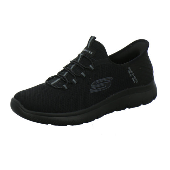 Skechers Summit Slip-Ins Schnürhalbschuhe Schwarz - 360° Ansicht