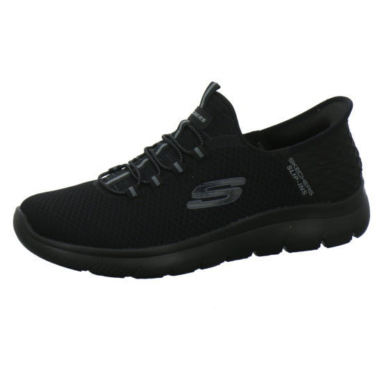 Skechers Summit Slip-Ins Schnürhalbschuhe Schwarz - 360° Ansicht