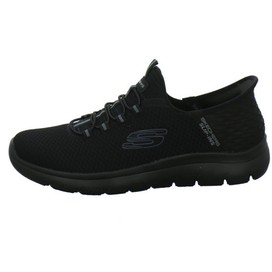 Skechers Summit Slip-Ins Schnürhalbschuhe Schwarz - 360° Ansicht