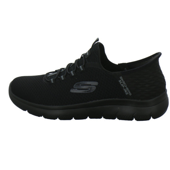 Skechers Summit Slip-Ins Schnürhalbschuhe Schwarz - 360° Ansicht