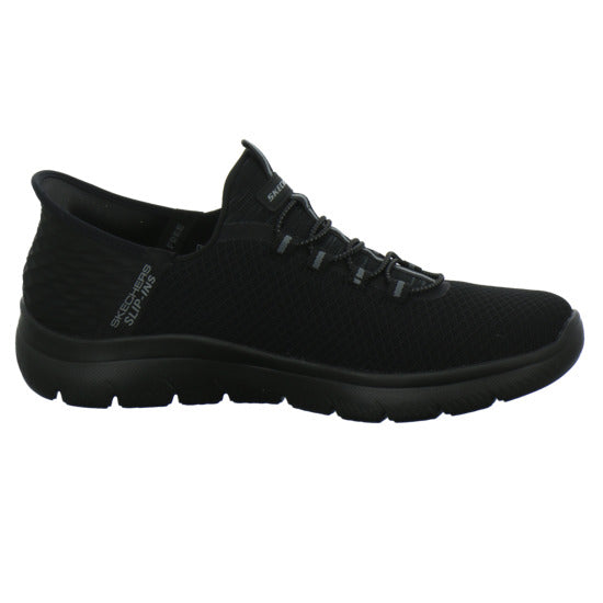 Skechers Summit Slip-Ins Schnürhalbschuhe Schwarz - 360° Ansicht
