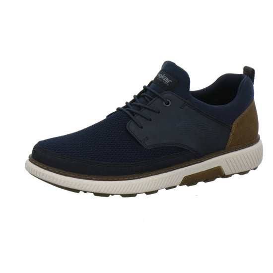 Rieker Schnürhalbschuhe Dunkelblau - 360° Ansicht