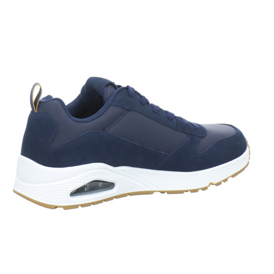 Skechers UNO Schnürhalbschuhe Dunkelblau - 360° Ansicht