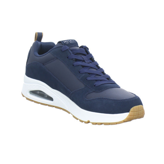 Skechers UNO Schnürhalbschuhe Dunkelblau - 360° Ansicht