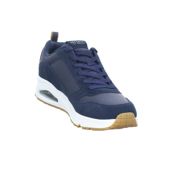 Skechers UNO Schnürhalbschuhe Dunkelblau - 360° Ansicht