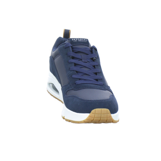 Skechers UNO Schnürhalbschuhe Dunkelblau - 360° Ansicht