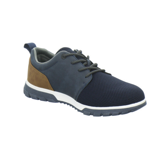 Bugatti Classic Sonar Exko Schnürhalbschuhe Dunkelblau - 360° Ansicht