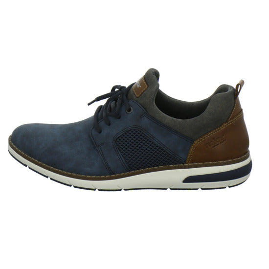Rieker Schnürhalbschuhe Dunkelblau - 360° Ansicht