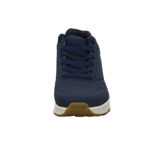 Skechers UNO Schnürhalbschuhe Dunkelblau - 360° Ansicht