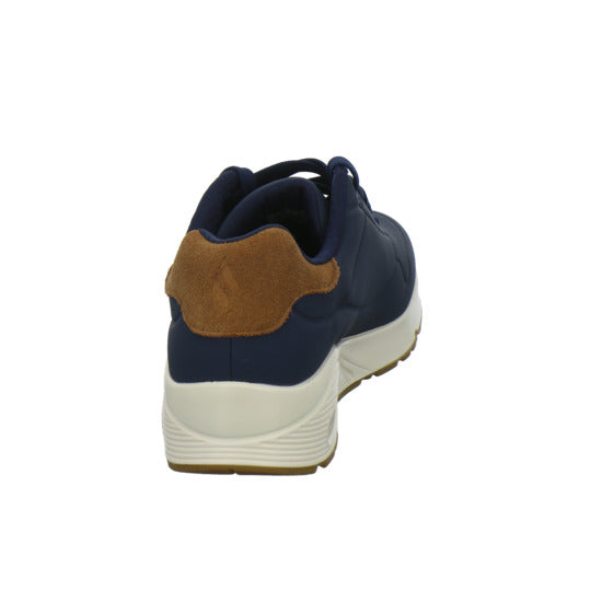 Skechers UNO Schnürhalbschuhe Dunkelblau - 360° Ansicht