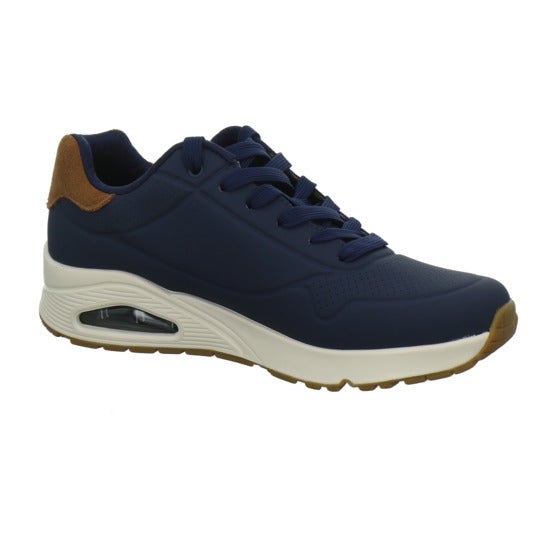 Skechers UNO Schnürhalbschuhe Dunkelblau - 360° Ansicht