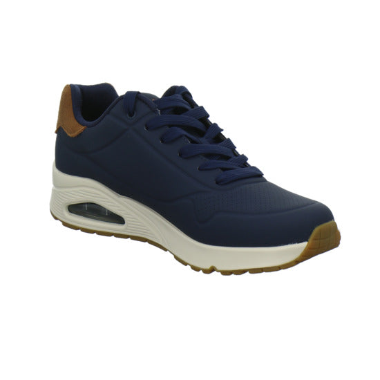 Skechers UNO Schnürhalbschuhe Dunkelblau - 360° Ansicht