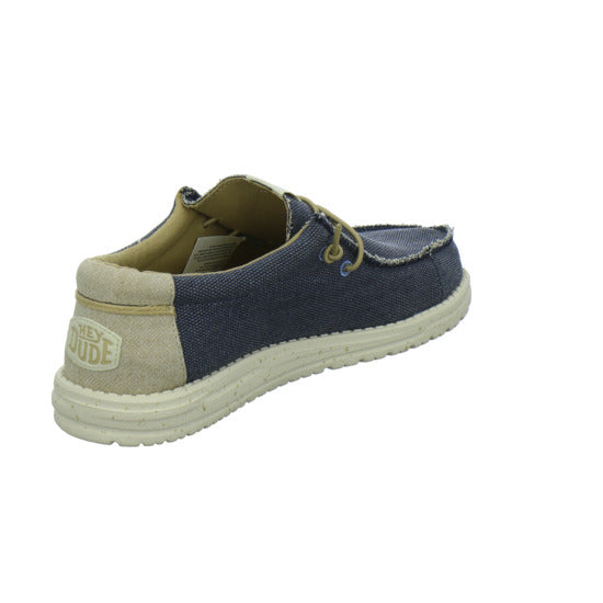 Hey Dude Wally Coastland Schnürhalbschuhe Dunkelblau - 360° Ansicht