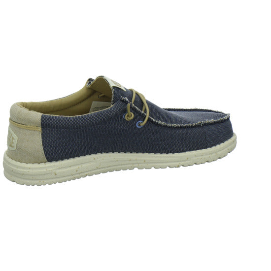 Hey Dude Wally Coastland Schnürhalbschuhe Dunkelblau - 360° Ansicht