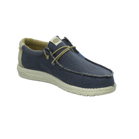Hey Dude Wally Coastland Schnürhalbschuhe Dunkelblau - 360° Ansicht