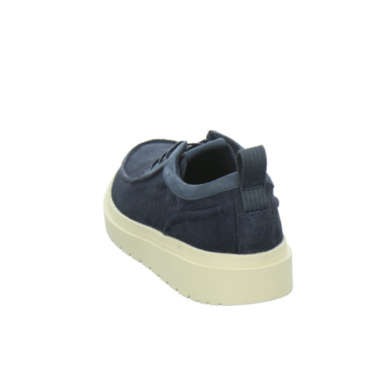 Clarks Polden Moc Schnürhalbschuhe Dunkelblau - 360° Ansicht