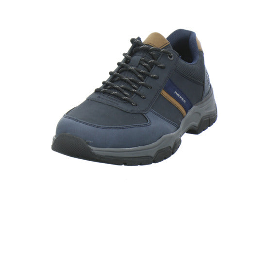 Rieker Schnürhalbschuhe Blau-kombi - 360° Ansicht