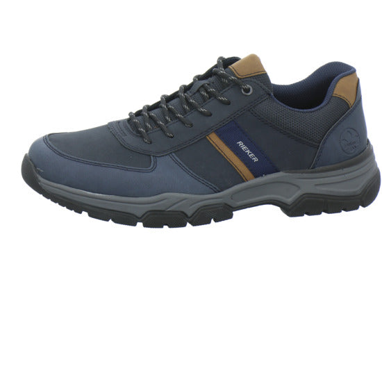 Rieker Schnürhalbschuhe Blau-kombi - 360° Ansicht